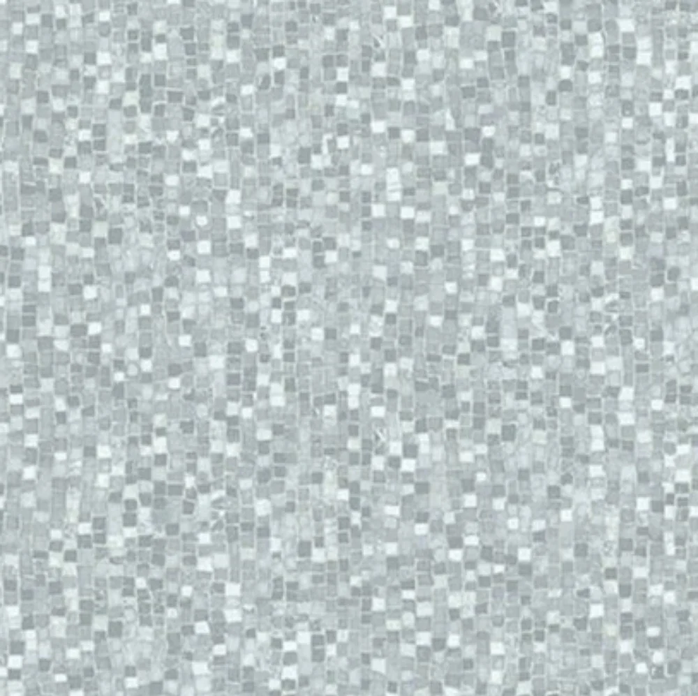 Wallpaper Gray Mosaic Tile Textured